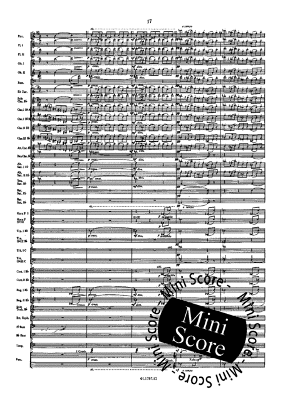 Symphonie de l'Eau Concert Band scores gallery preview page 21