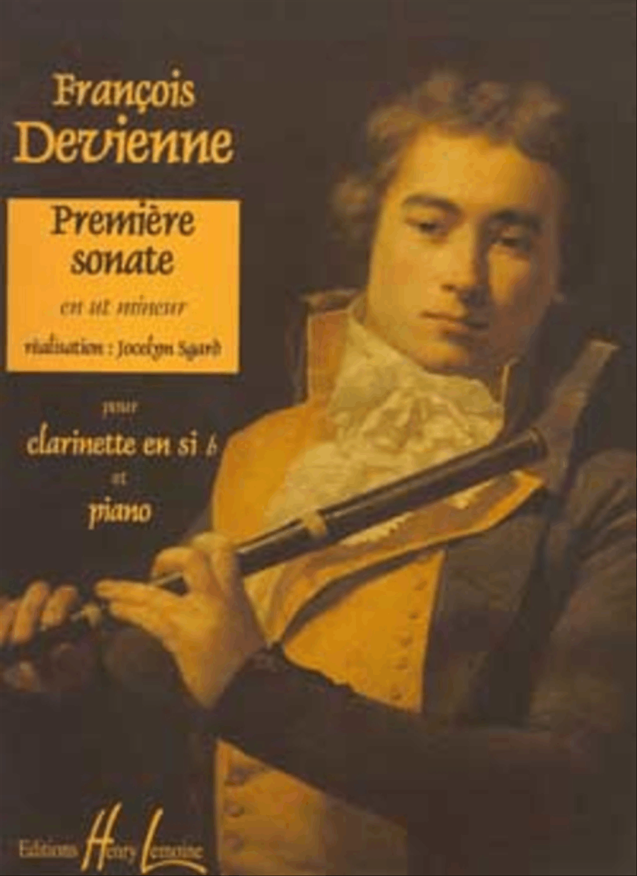 Sonate No. 1 en Ut min. Clarinet Solo scores gallery preview page 1