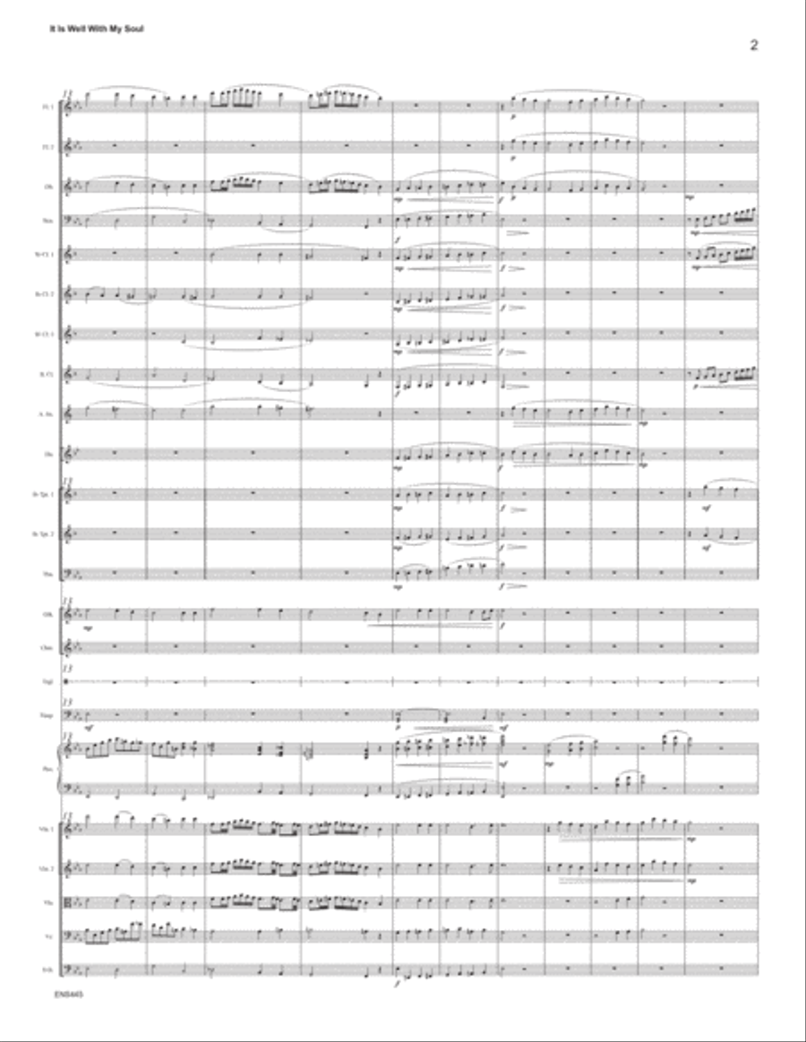 IT IS WELL WITH MY SOUL - Orchestra Full Orchestra scores gallery preview page 2