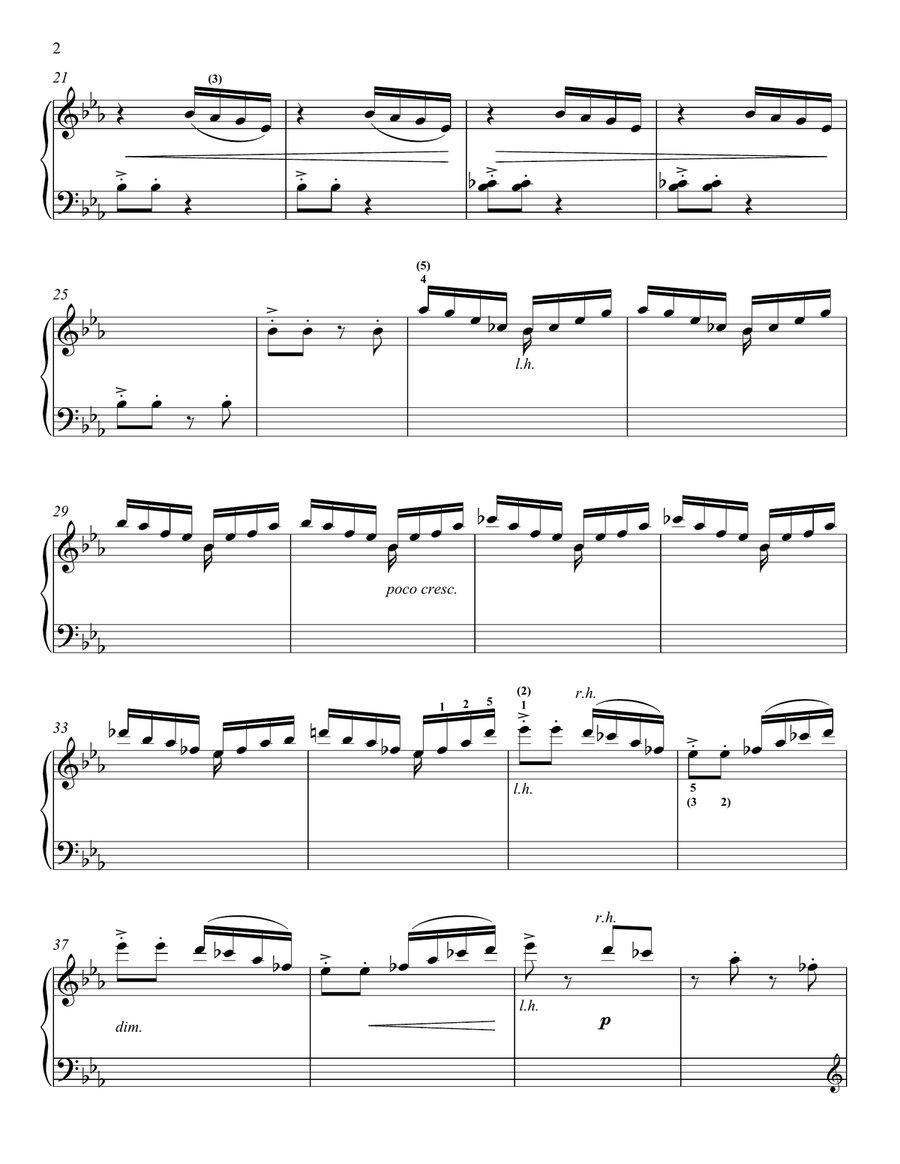 It's Raining Piano Solo scores gallery preview page 2