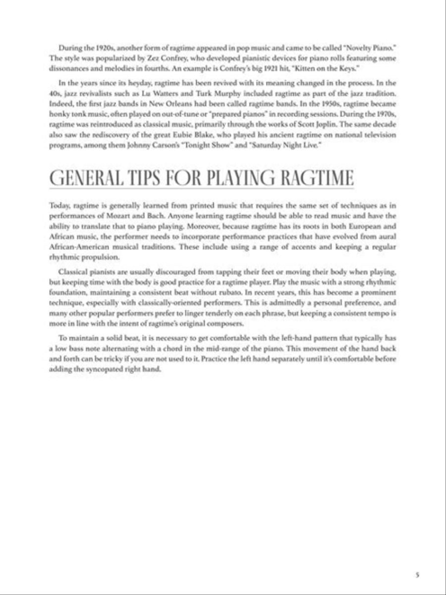 Ragtime Piano Piano Method scores gallery preview page 5