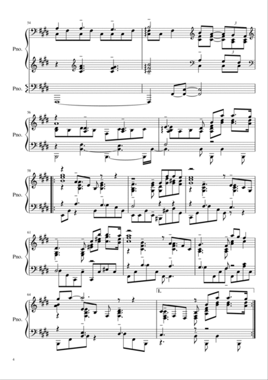 The Winner Takes It All Piano Solo scores gallery preview page 4