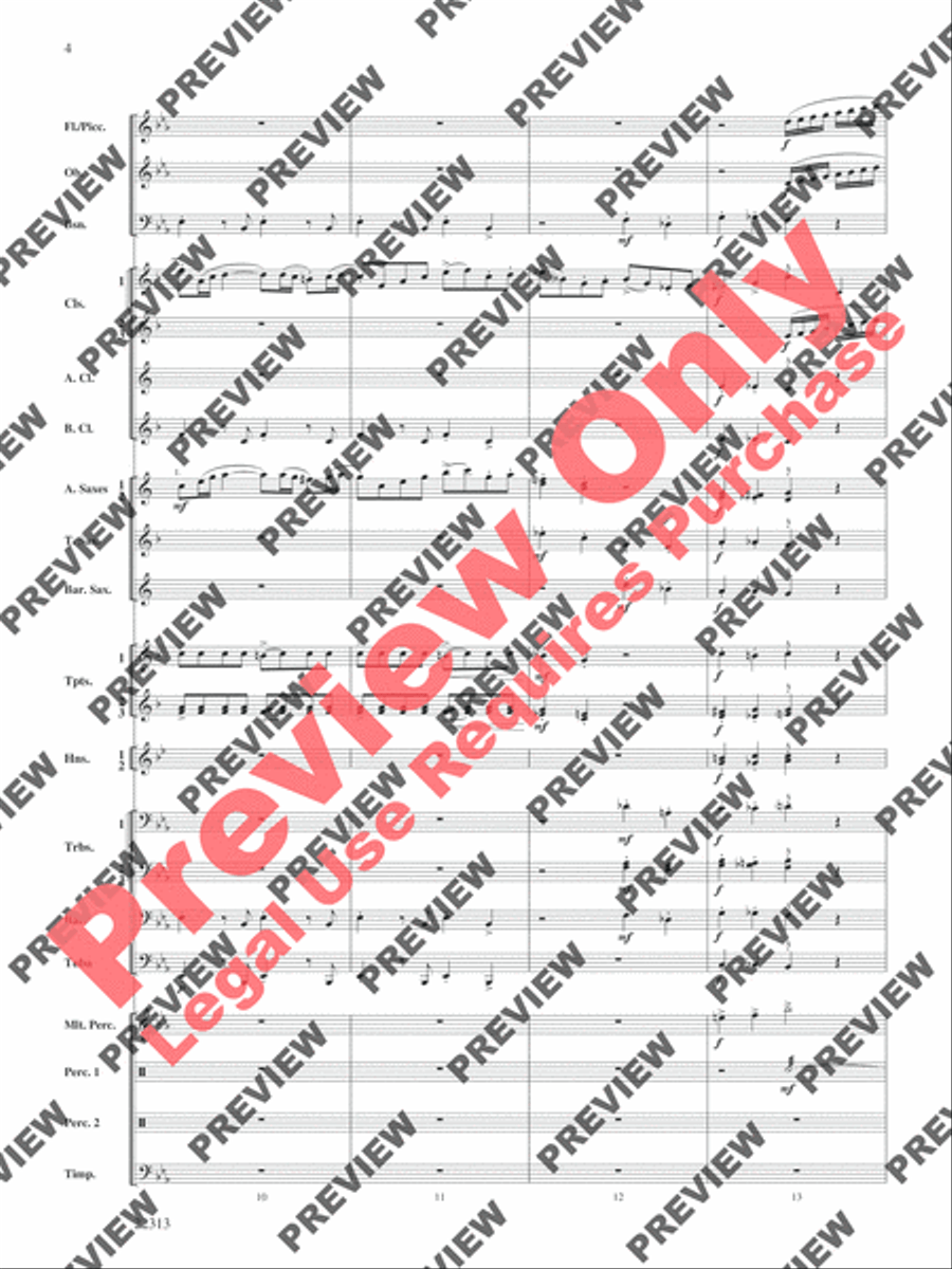 In the Center Ring Concert Band scores gallery preview page 5