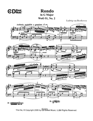 Book cover for Rondo in G Major, Op. 51, No. 2