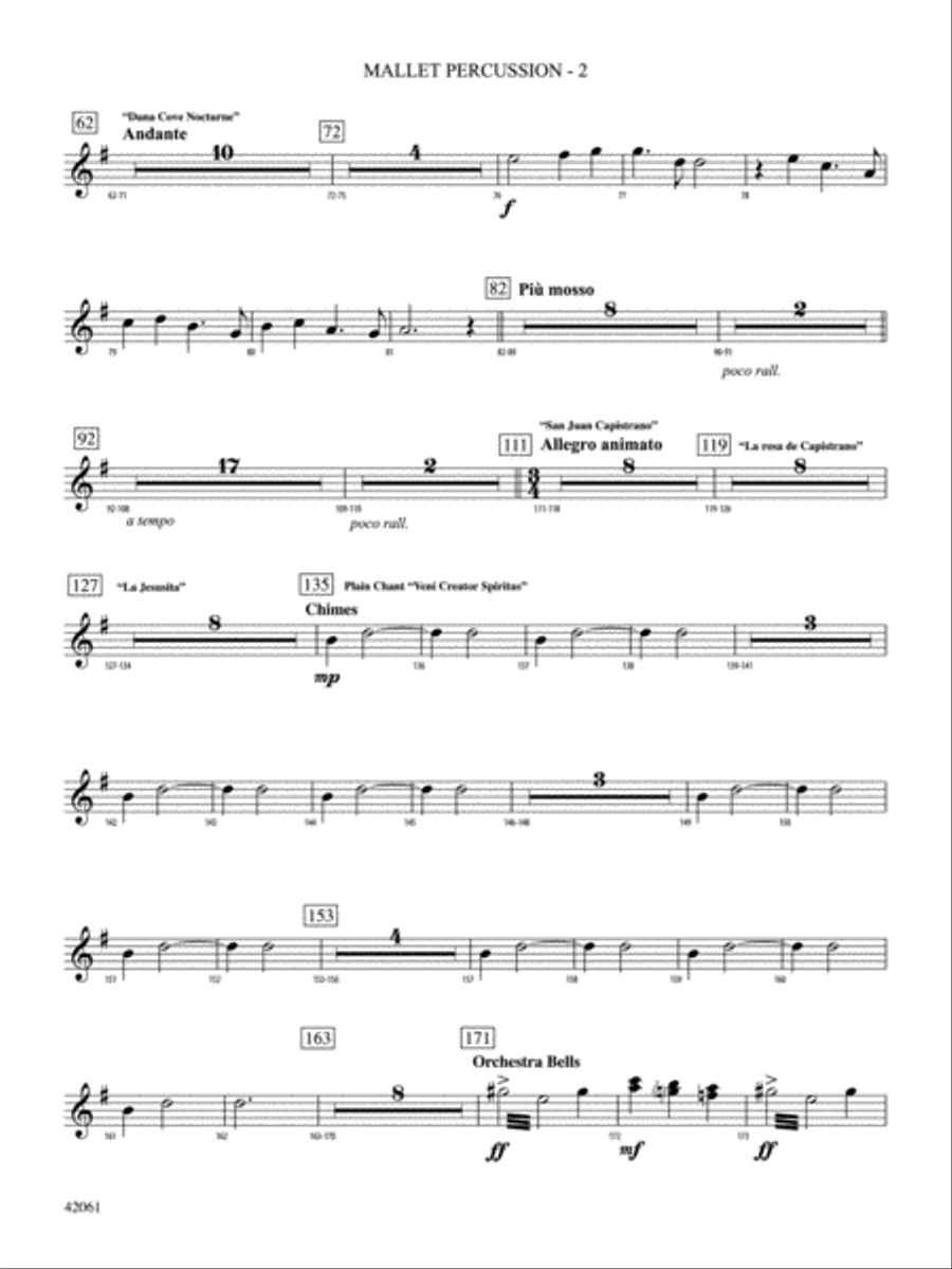South County Sketches: Mallets Full Orchestra scores gallery preview page 2