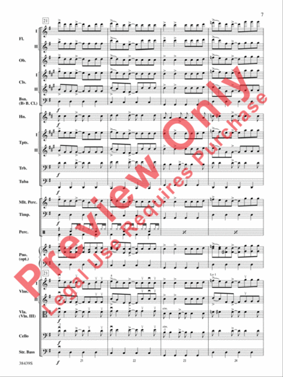 Born This Way Full Orchestra scores gallery preview page 8