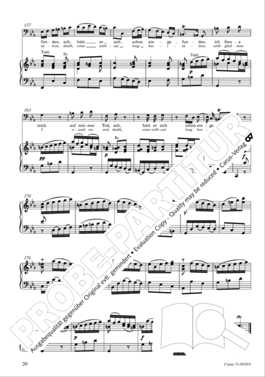 I have enough (Ich habe genung) Mezzo-Soprano Voice scores gallery preview page 23