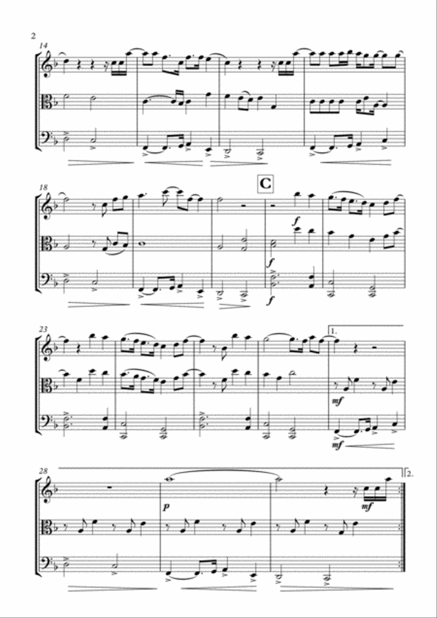 Fix You String Trio scores gallery preview page 3