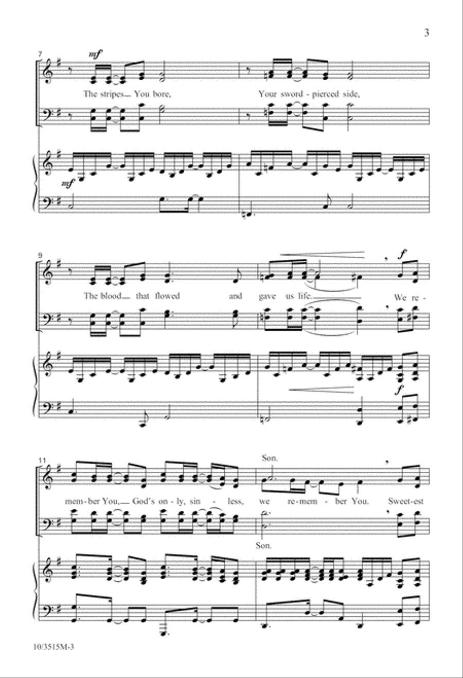We Remember You We Remember You 4-Part scores gallery preview page 3