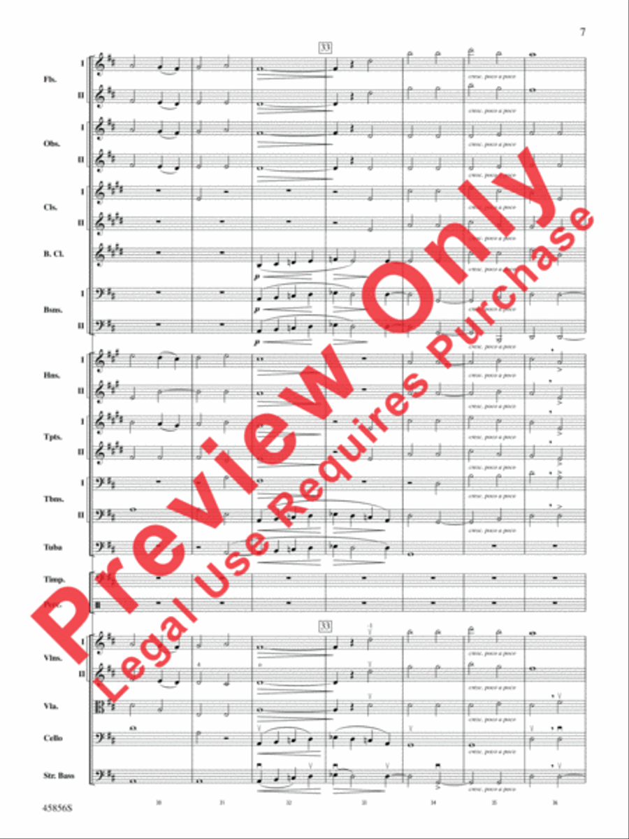 Academic Festival Overture, Op. 80 Full Orchestra scores gallery preview page 7