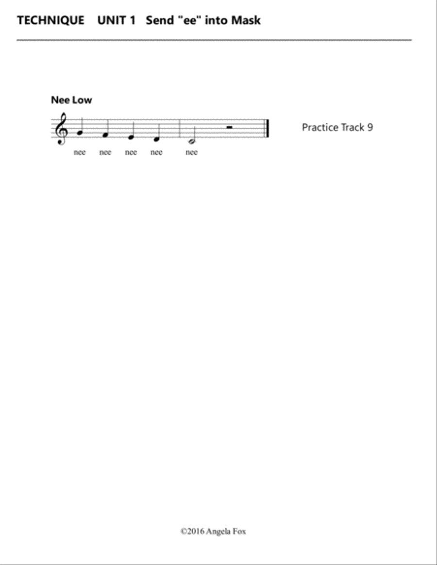 Healthy Vocal Development: Technique Exercises Level 2B Voice scores gallery preview page 6