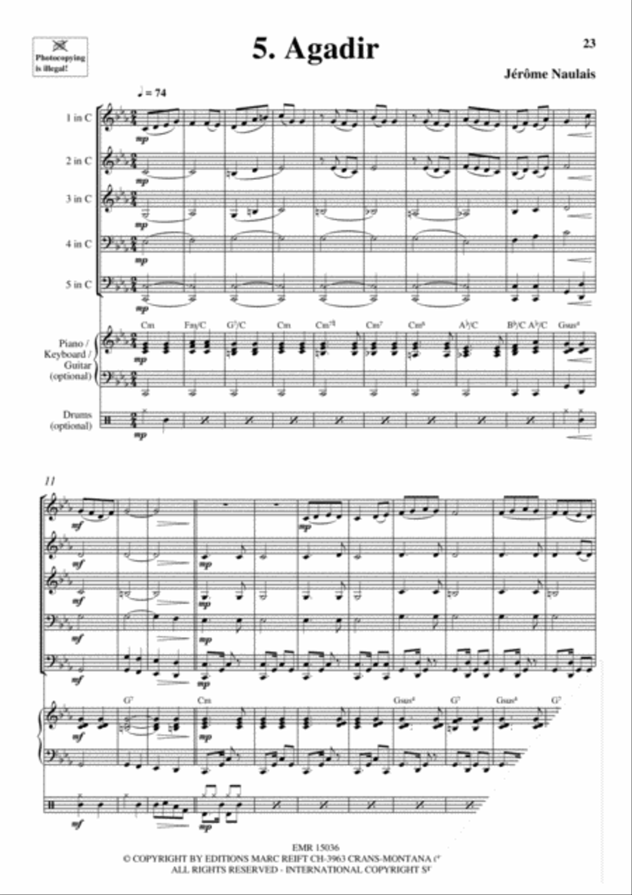 Brass Quintets Vol. 2 Brass Quintets Vol. 2 Brass Band scores gallery preview page 7