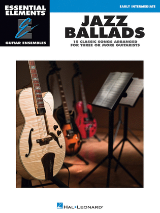 Book cover for Jazz Ballads – 15 Classic Songs Arranged for Three or More Guitarists