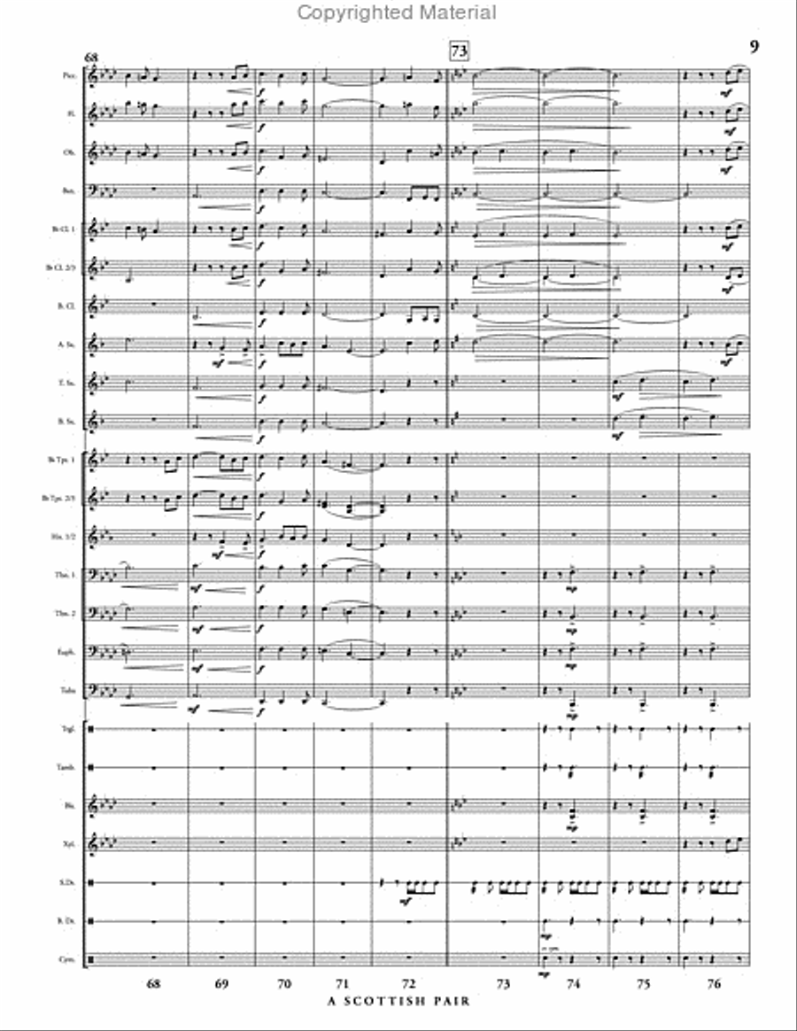 A Scottish Pair A Scottish Pair Concert Band scores gallery preview page 10