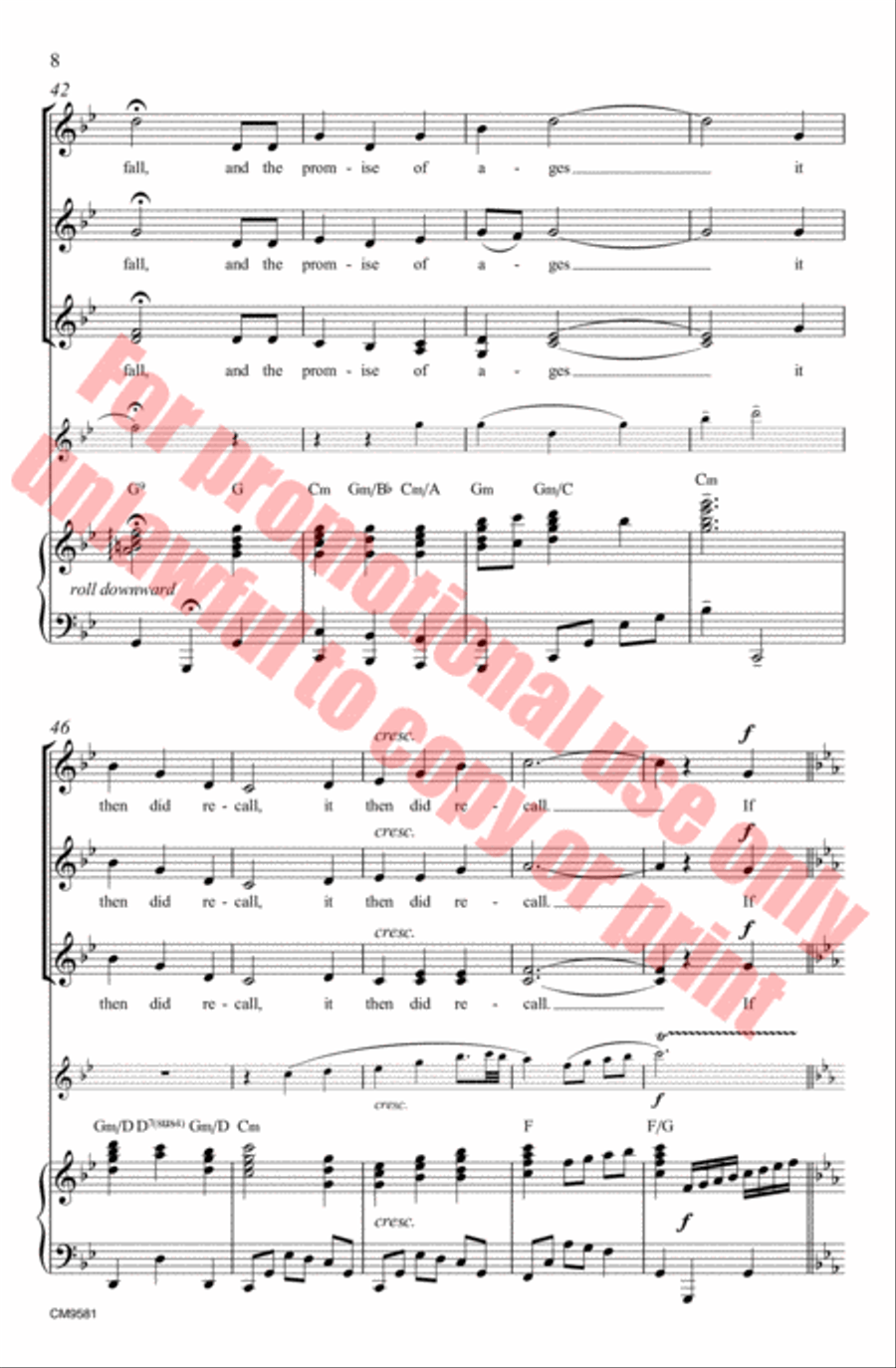 I Wonder As I Wander SSAA scores gallery preview page 9