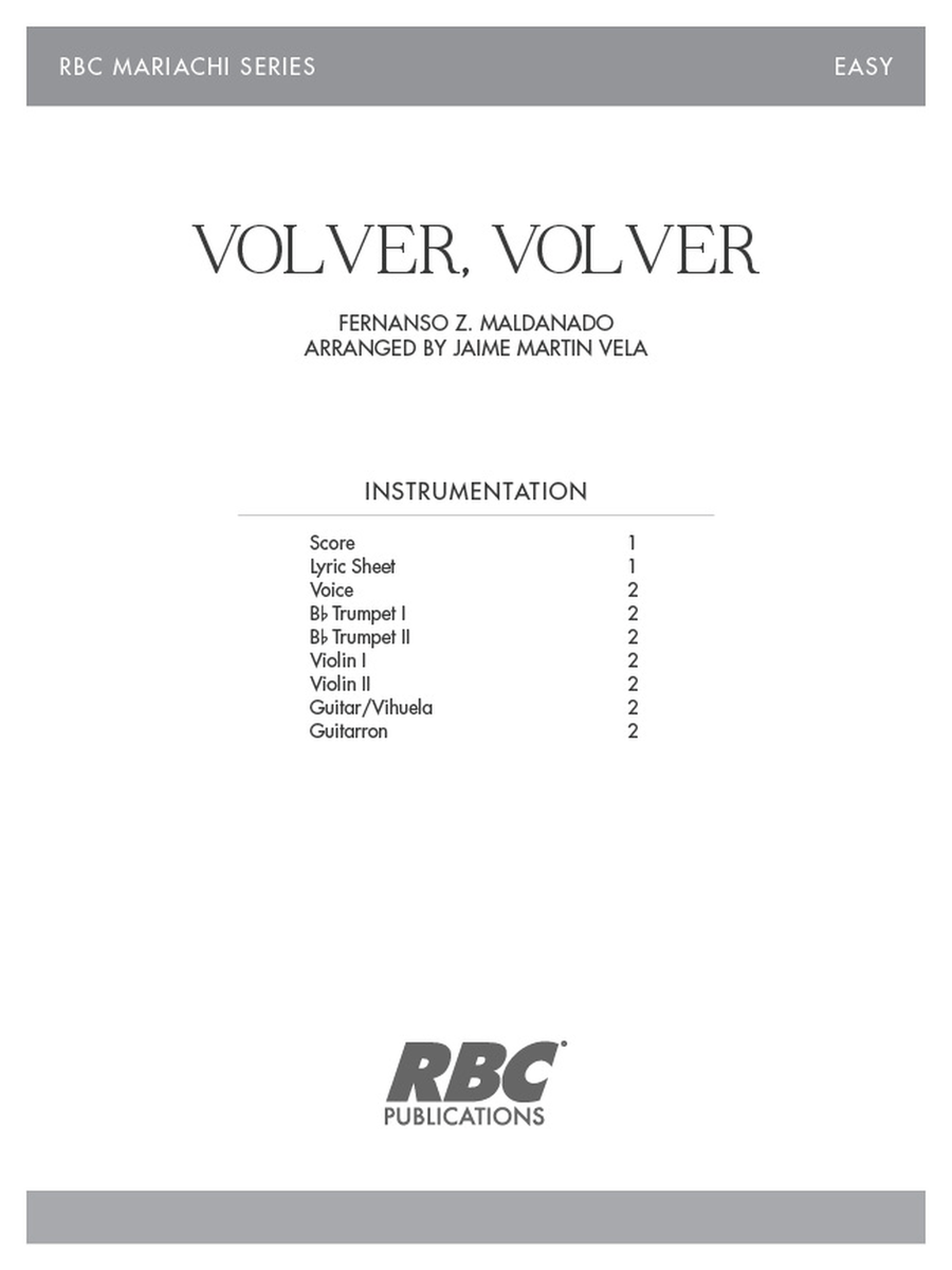 Volver, Volver