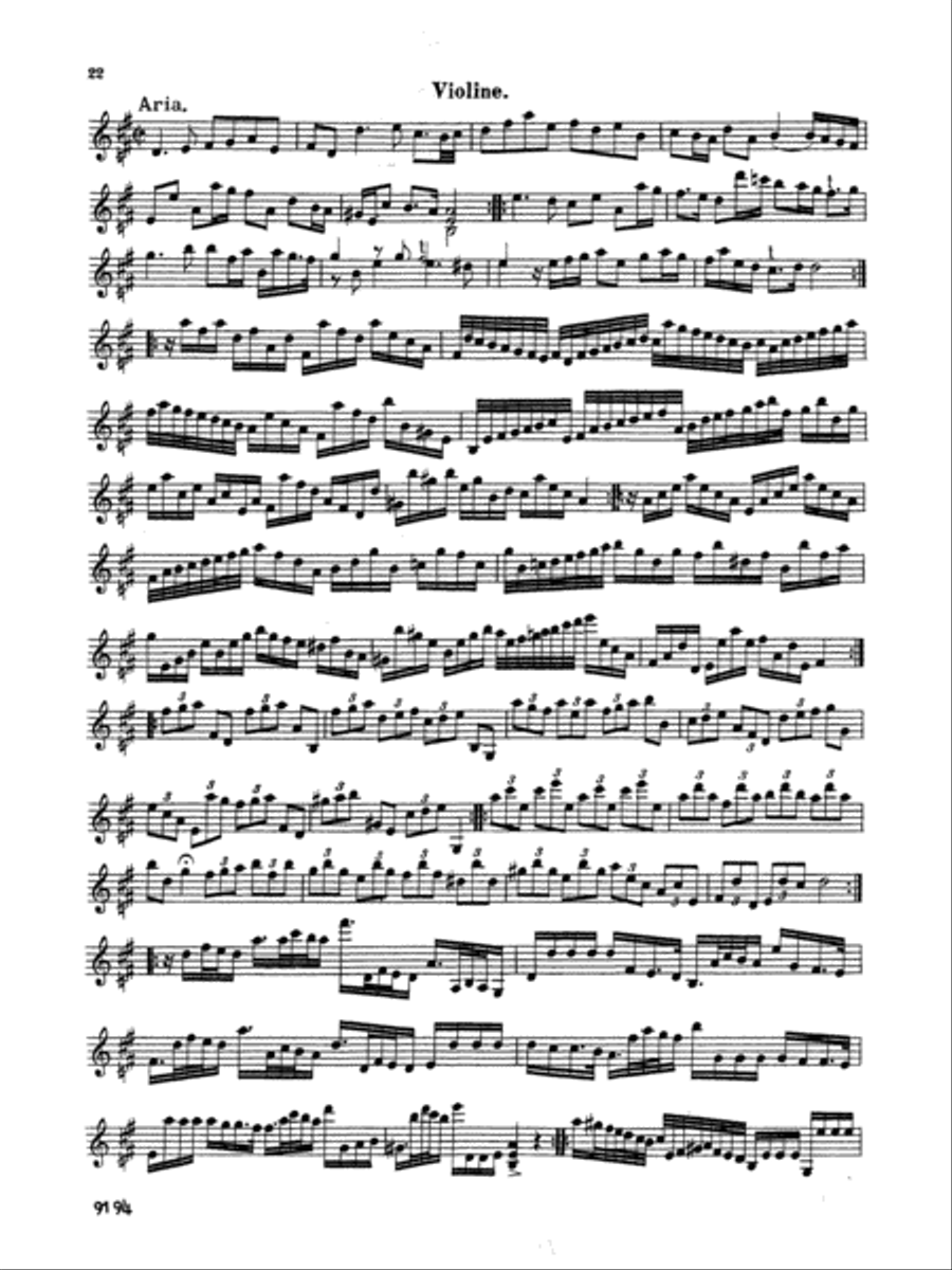 Biber: 16 Violin Sonatas, Volume II Violin scores gallery preview page 2