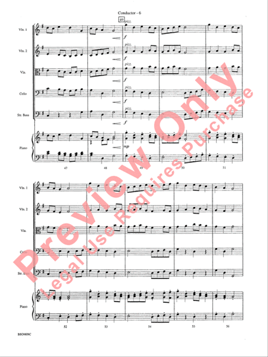 Contredanse Contredanse String Orchestra scores gallery preview page 9