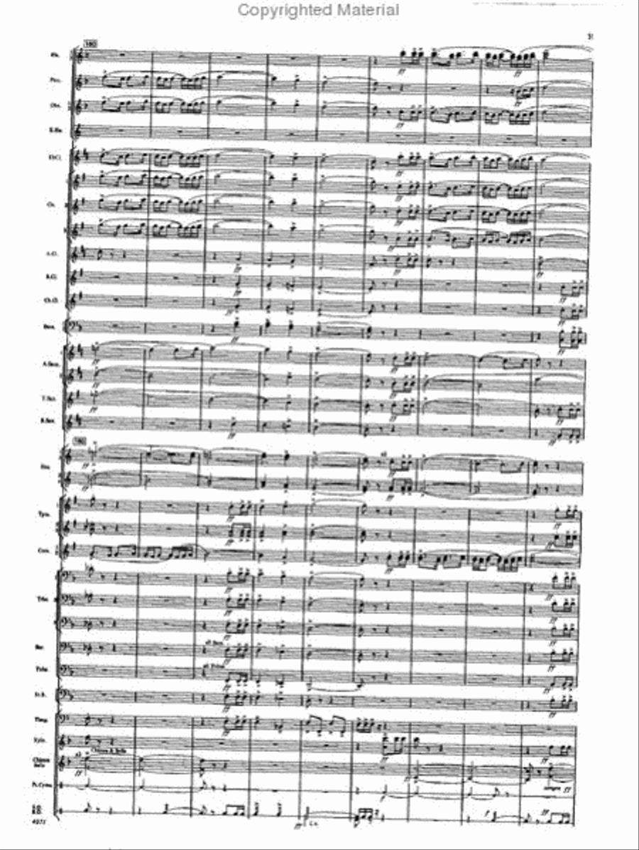 Fourth Suite for Band Concert Band scores gallery preview page 49