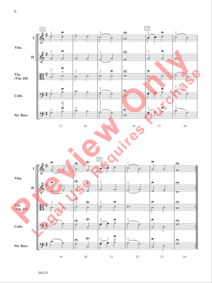 Belwin Beginning String Orchestra Kit #3 String Orchestra scores gallery preview page 7