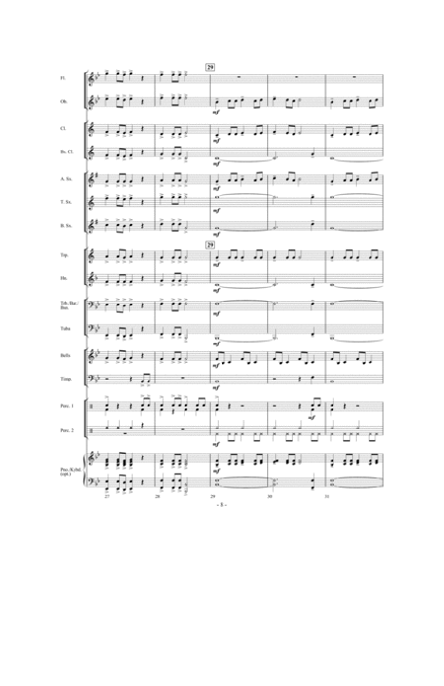 Declarata Concert Band scores gallery preview page 7