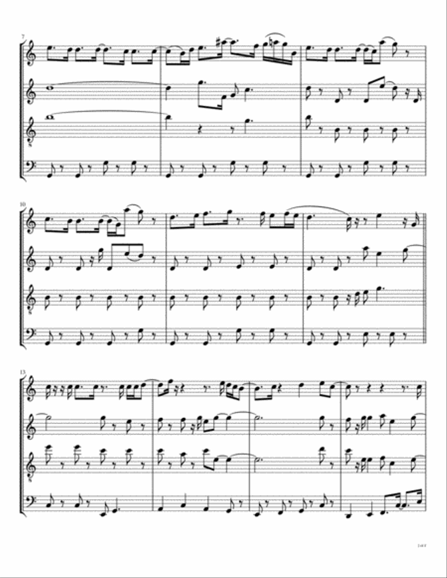 Getting Better Woodwind Quartet scores gallery preview page 3