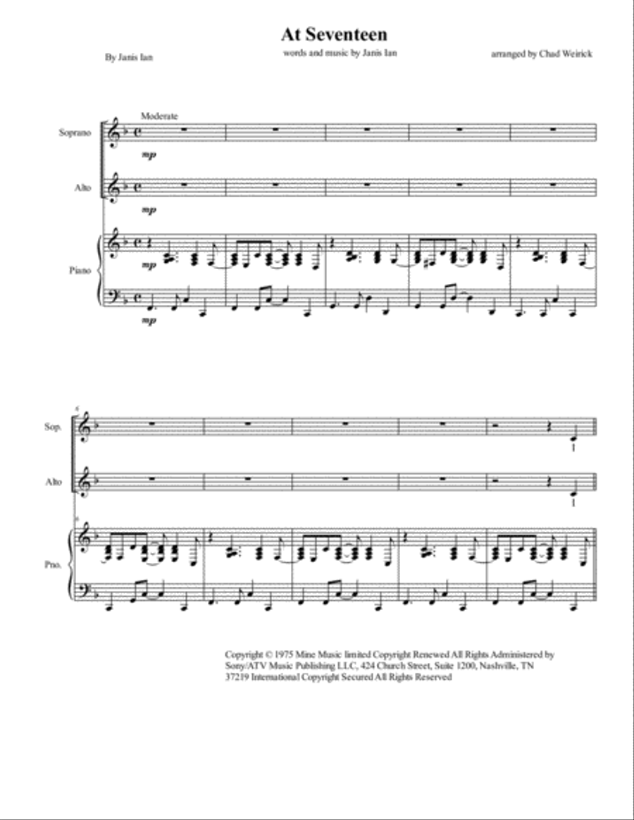 At Seventeen SSA scores gallery preview page 1