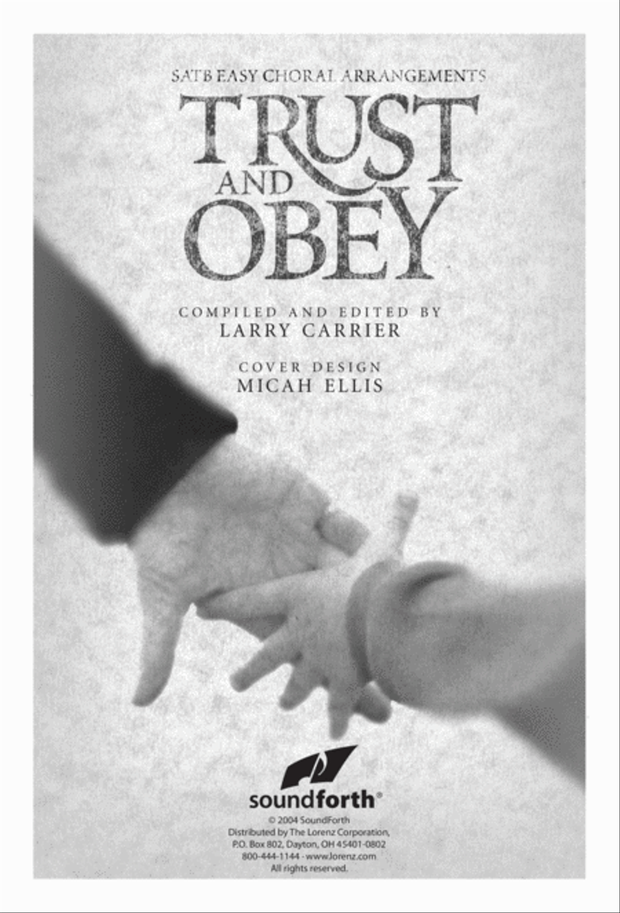 Trust and Obey 4-Part scores gallery preview page 1