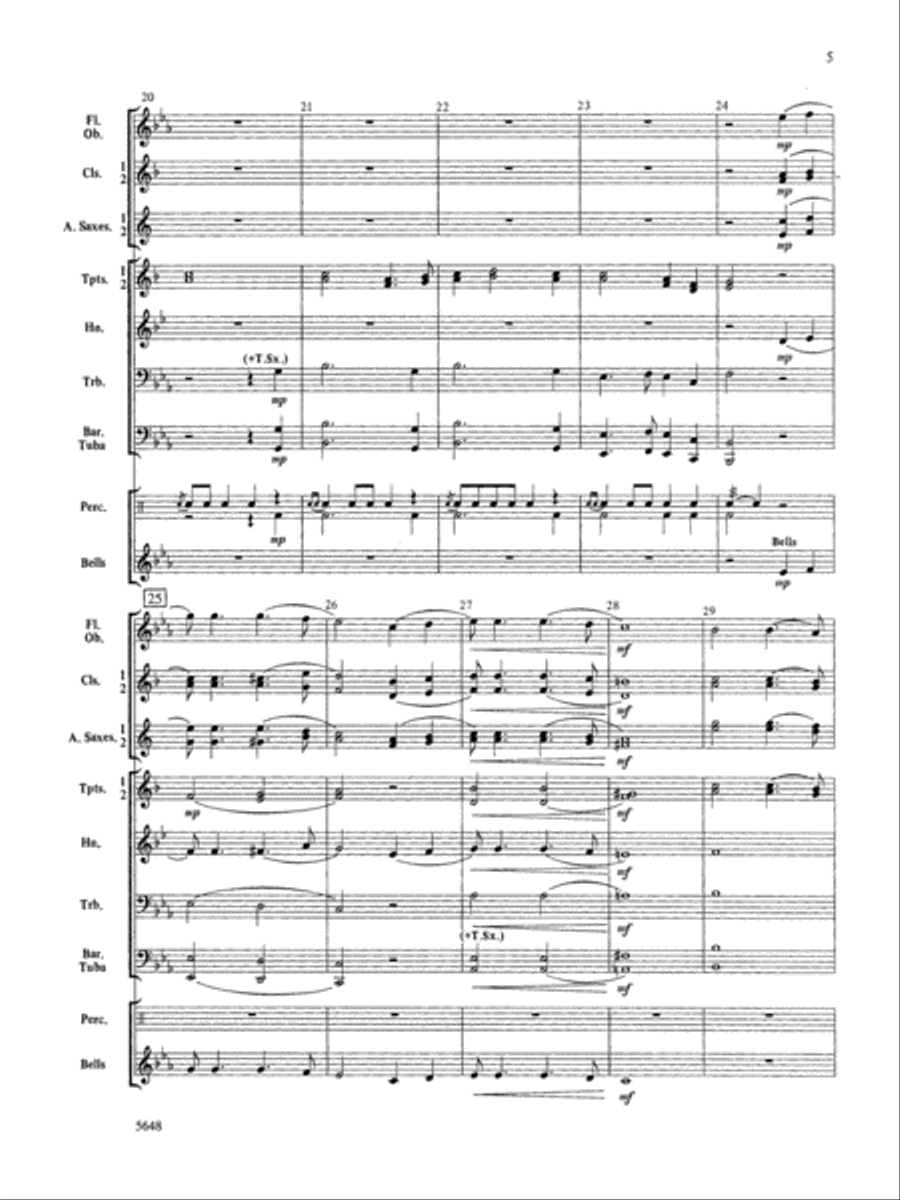 Echoes of the Civil War: Score Concert Band scores gallery preview page 5