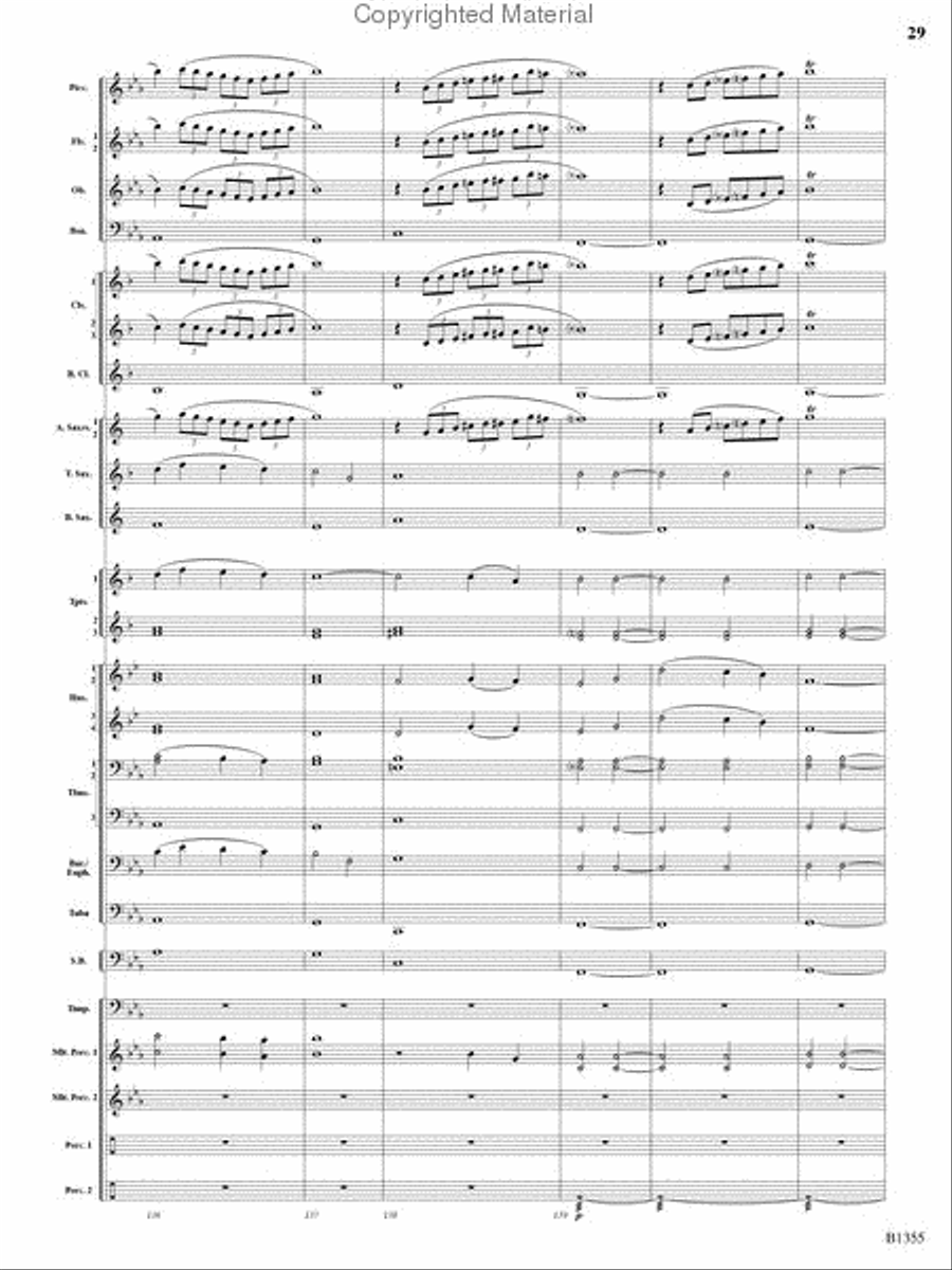 With Ever Joyful Hearts Concert Band scores gallery preview page 27
