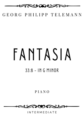 Book cover for Telemann - Fantasia in G minor (TWV 33:8) - Intermediate
