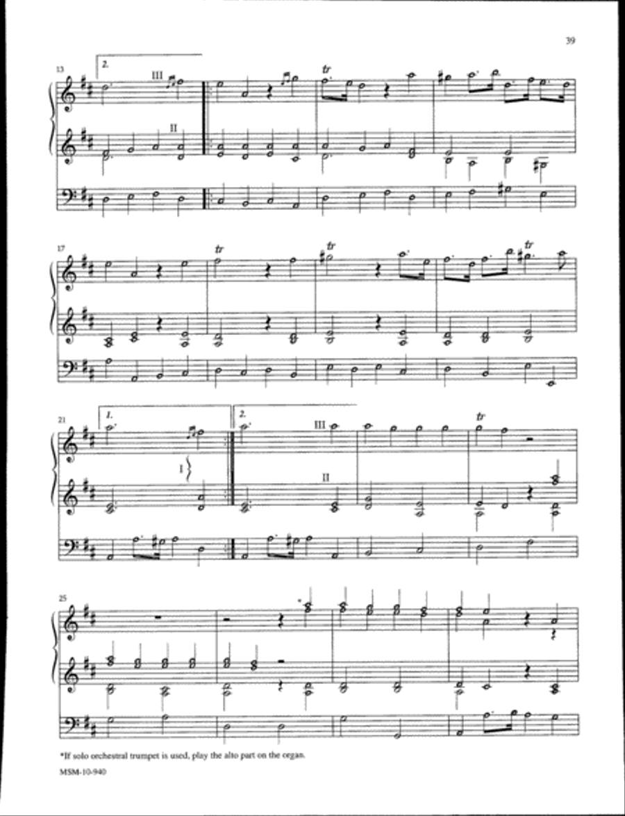Music for a Celebration, Set 1 Organ scores gallery preview page 16