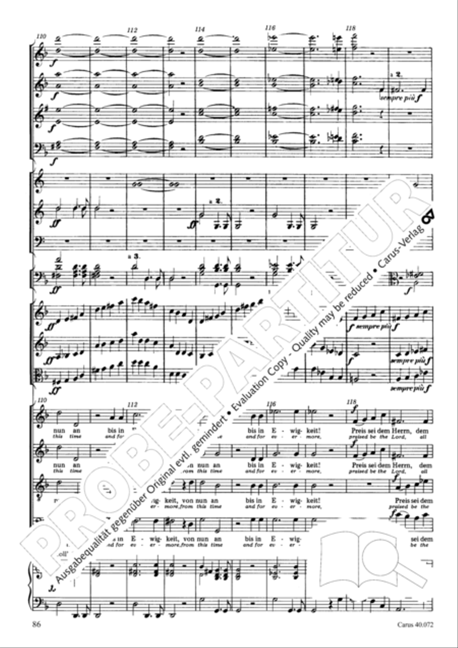 Psalm 42 Psalm 42 4-Part scores gallery preview page 86