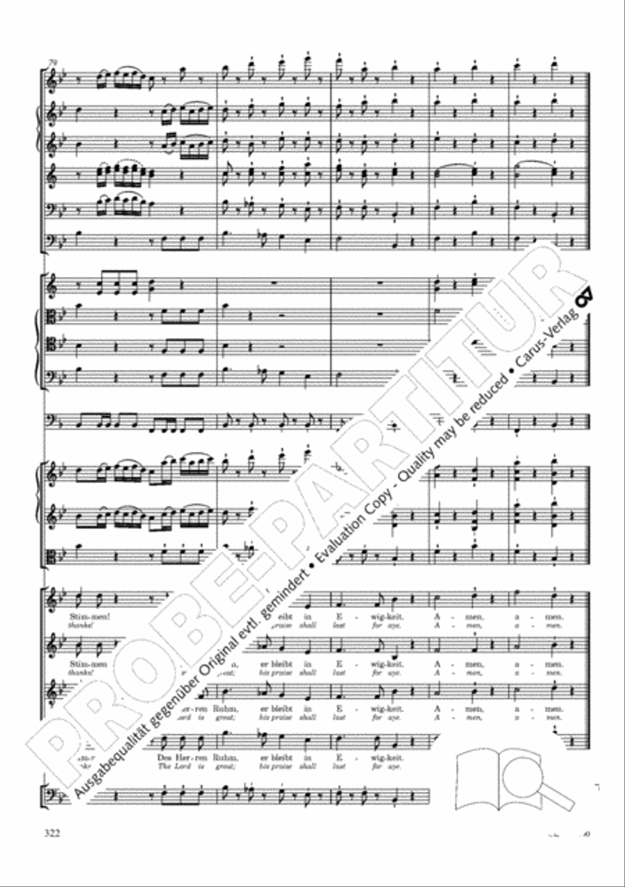 The Creation (Die Schopfung) 4-Part scores gallery preview page 342