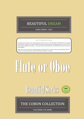 No.3 Beautiful Dream (Flute or Oboe)