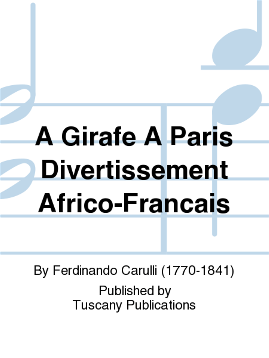 A Girafe A Paris Divertissement Africo-Francais Chamber Music scores gallery preview page 1