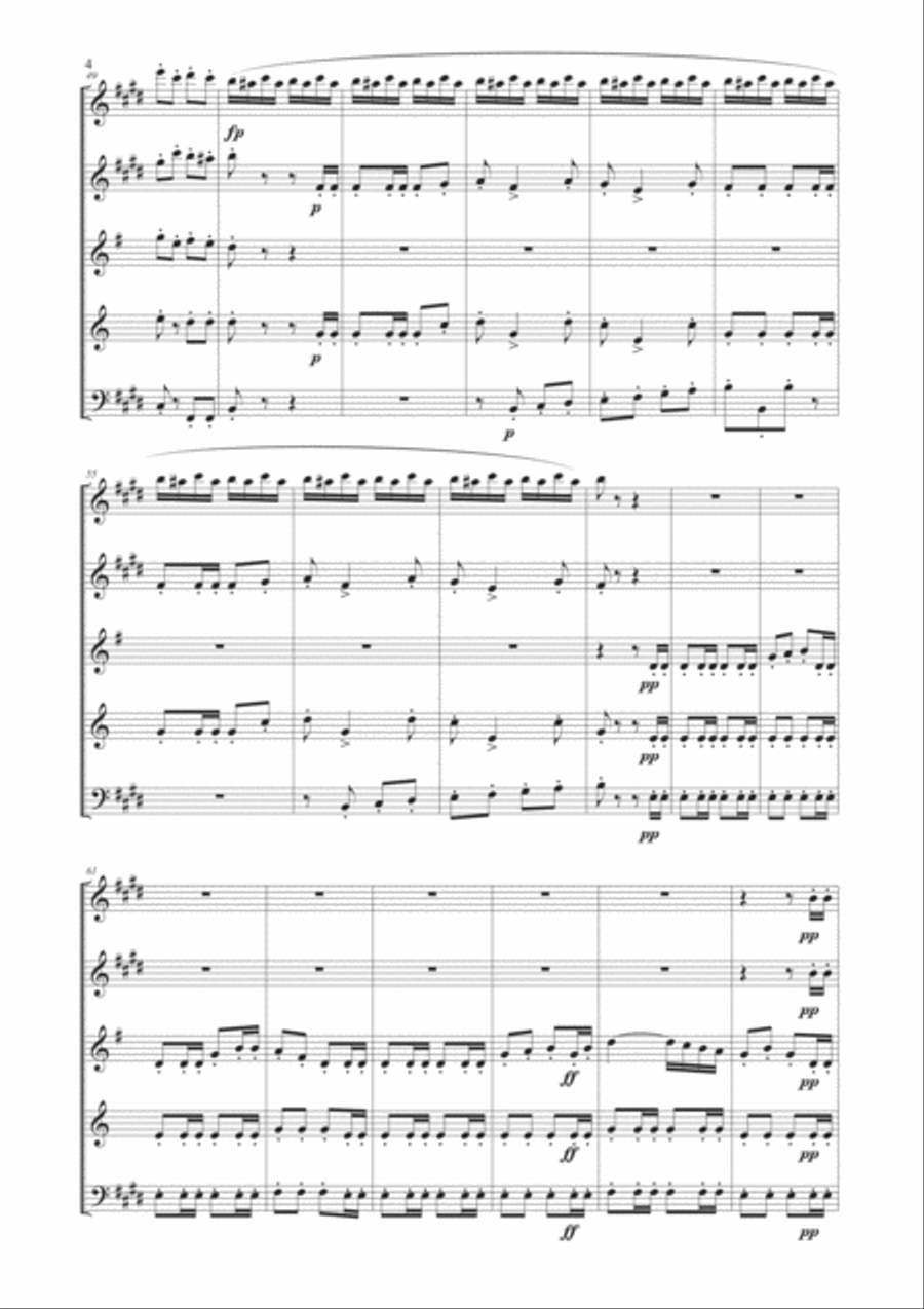 William Tell Overture for Wind Quintet (Advanced version)