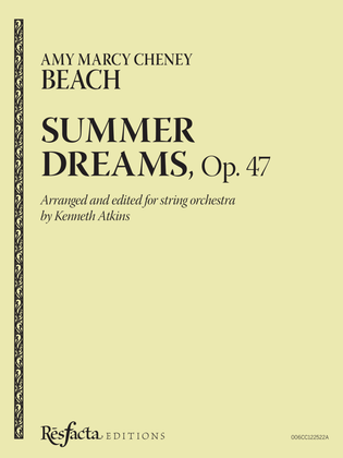 Book cover for Summer Dreams, Op. 47