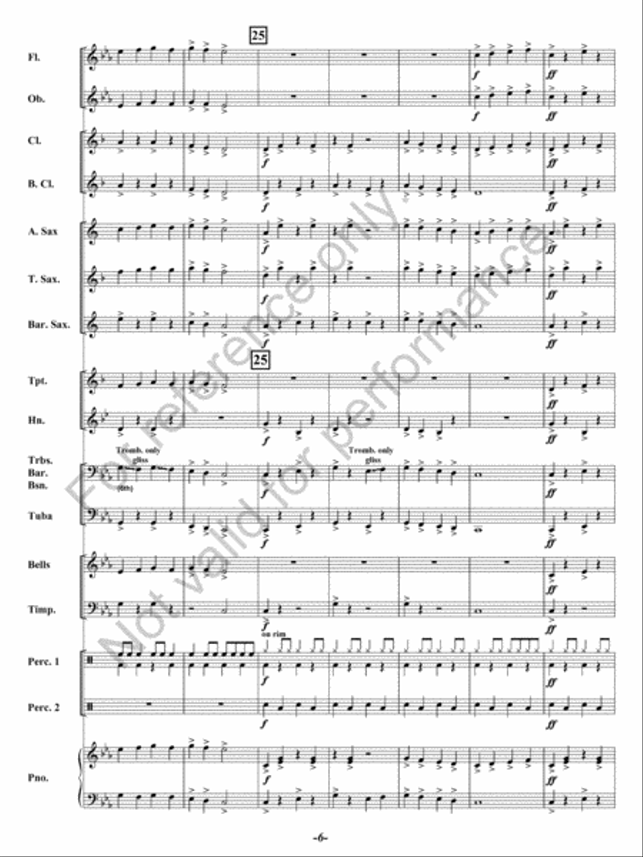 Our First Band Concert Concert Band scores gallery preview page 31