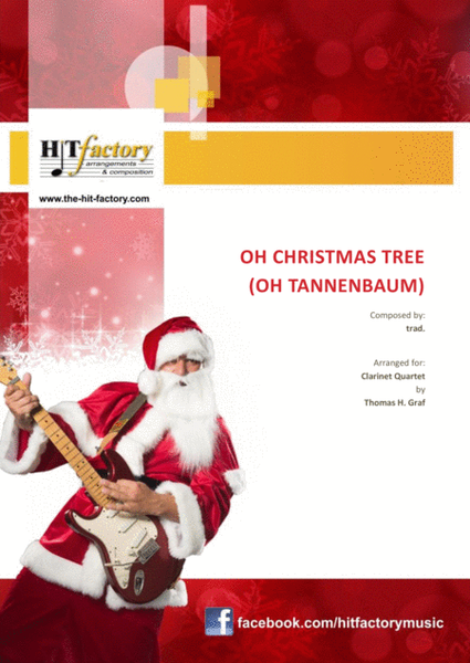 Oh Christmas tree (Oh Tannenbaum) - Funky - Clarinet Quartet image number null
