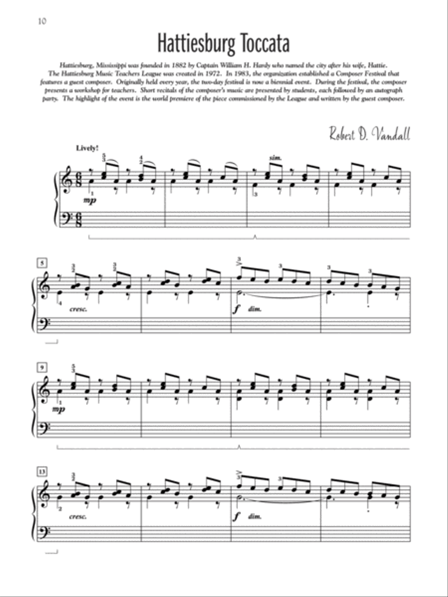 Scenes from the South Piano Solo scores gallery preview page 9