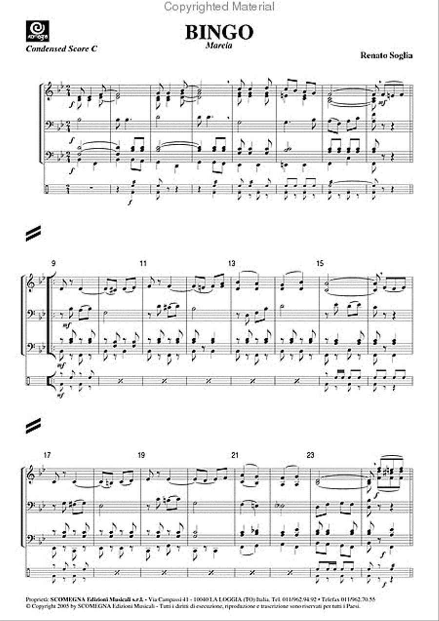 Red Book Vol. 1 - 24 Marches Marching Band scores gallery preview page 7