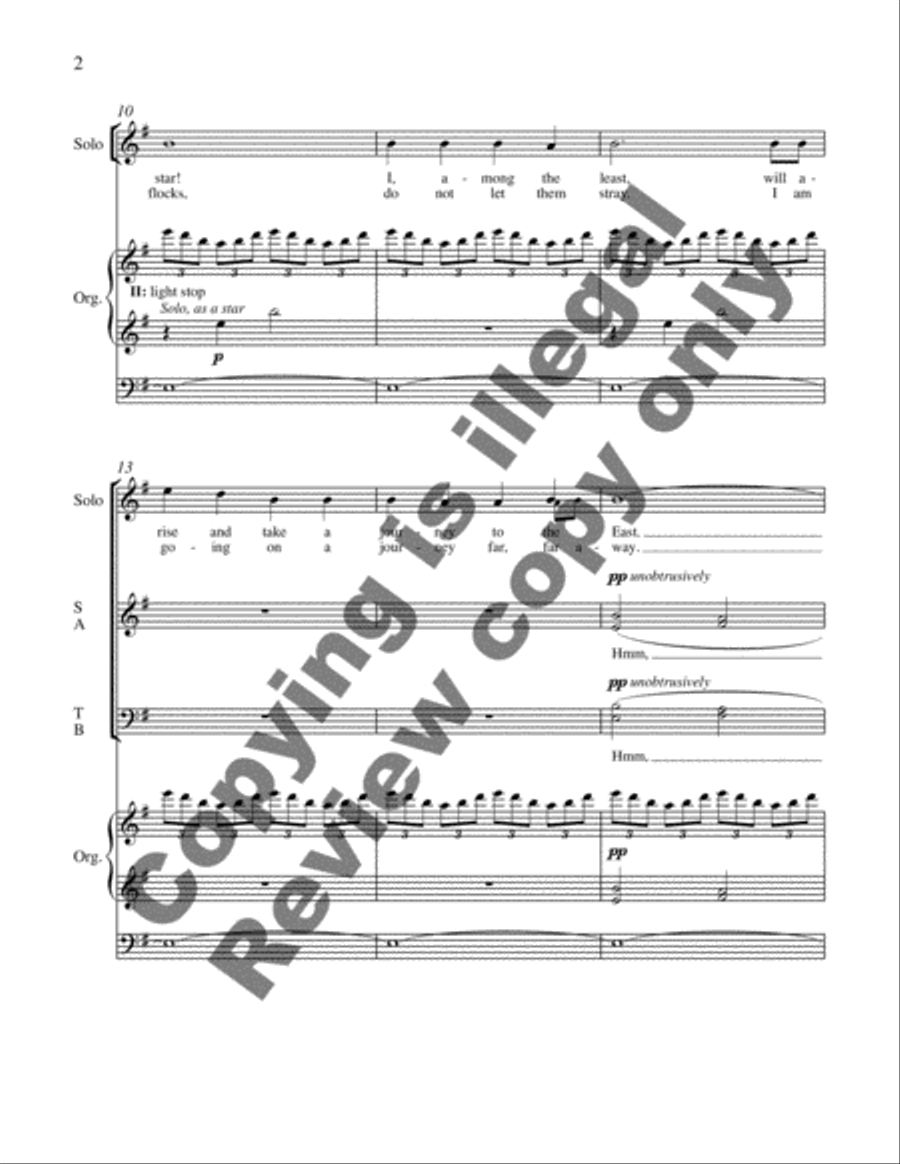 Shepherd's Song at Christmas Divisi scores gallery preview page 4
