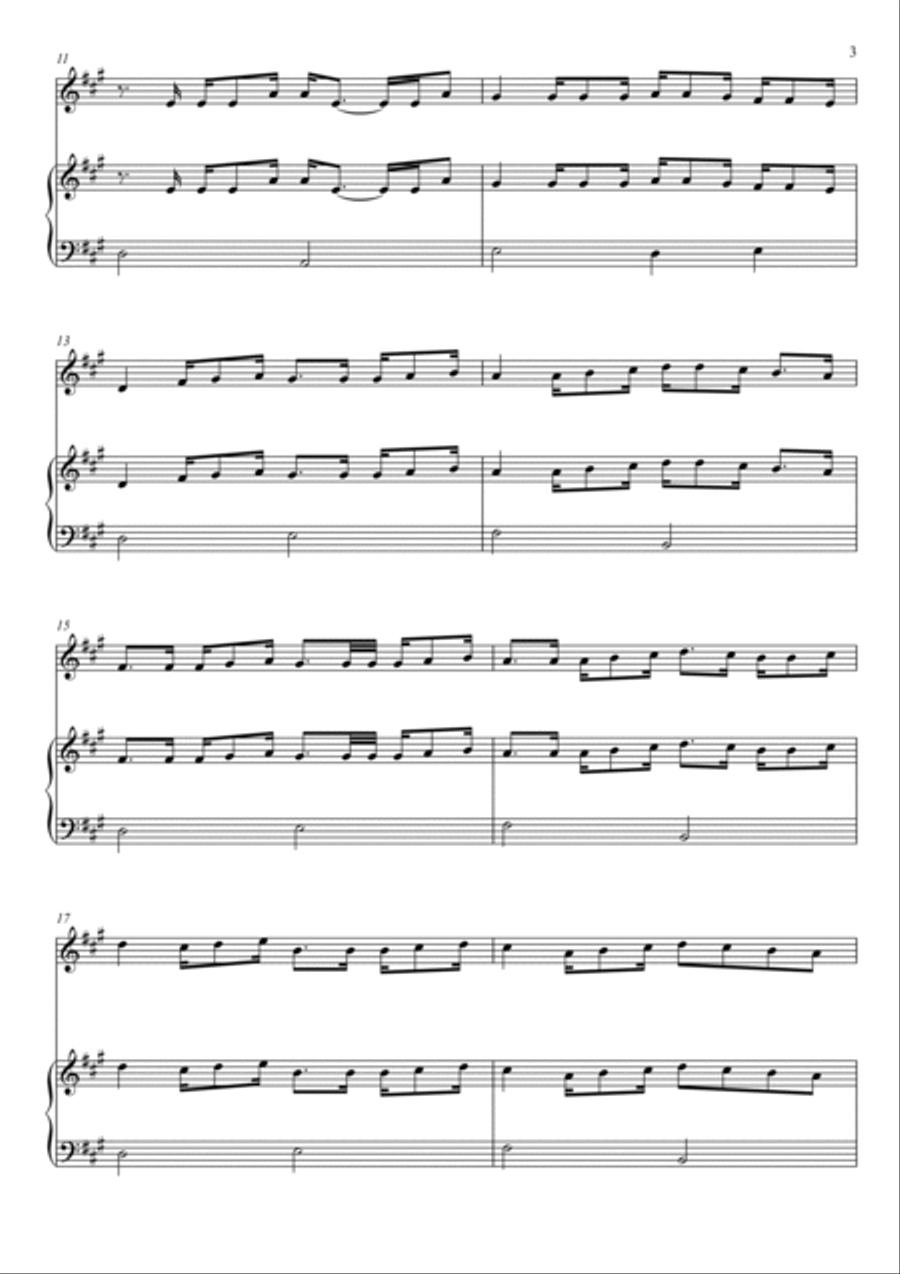 Like My Father Like My Father String Duet scores gallery preview page 3