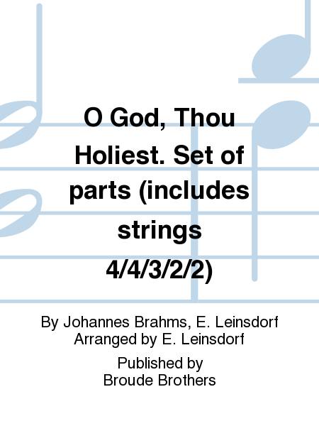 O God, Thou Holiest. Set of parts (includes strings 4/4/3/2/2)