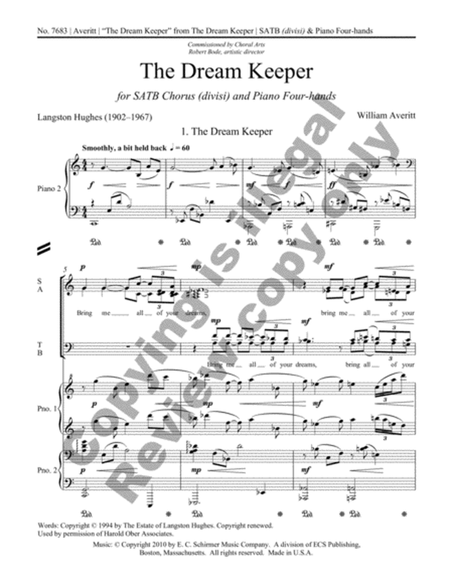 The Dream Keeper: 1. The Dream Keeper image number null