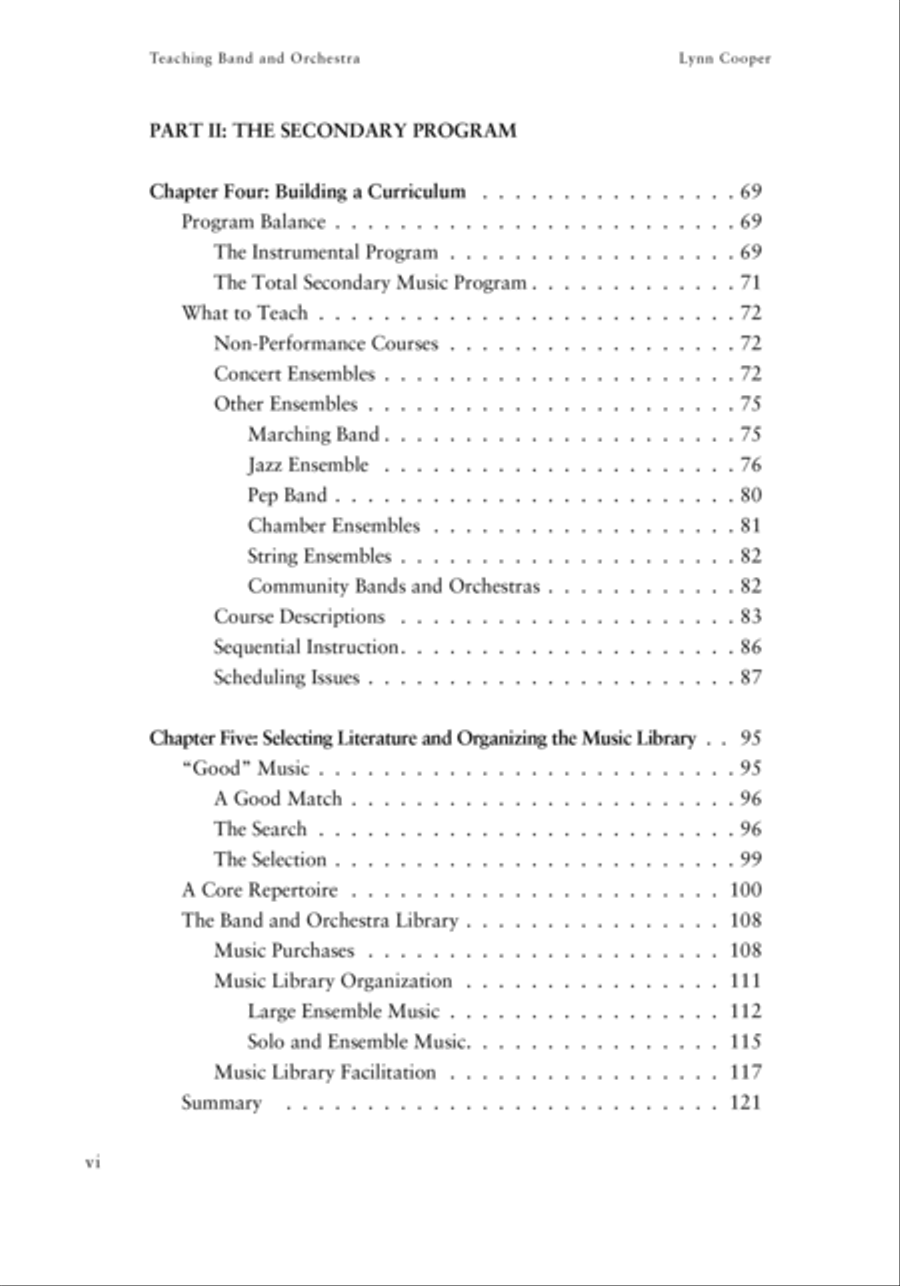 Teaching Band and Orchestra - Second Edition Concert Band Methods scores gallery preview page 2