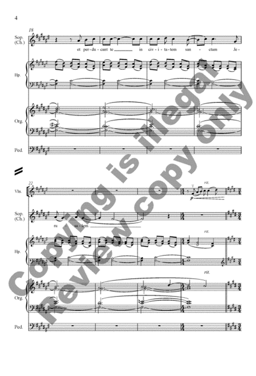 In paradisum from Requiem Songs (Choral/Full Score)