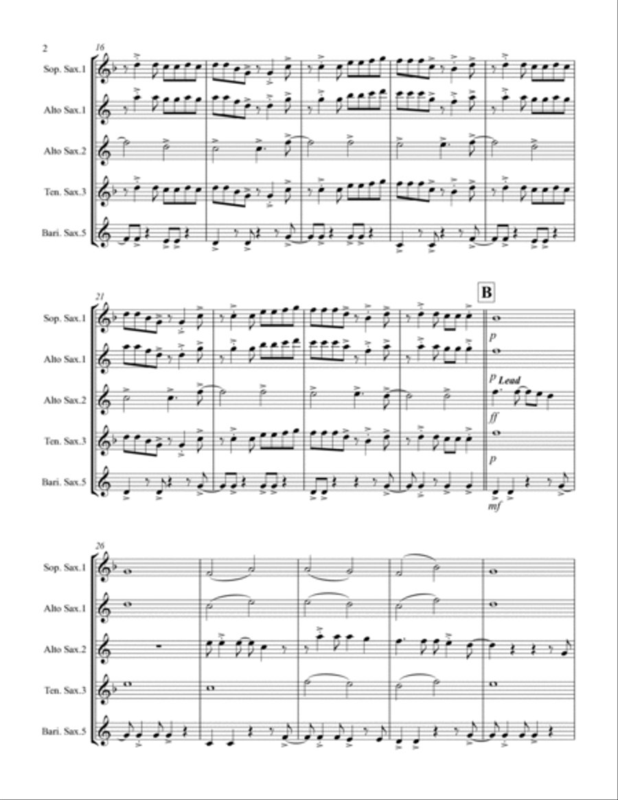 Take On Me Small Ensemble scores gallery preview page 3