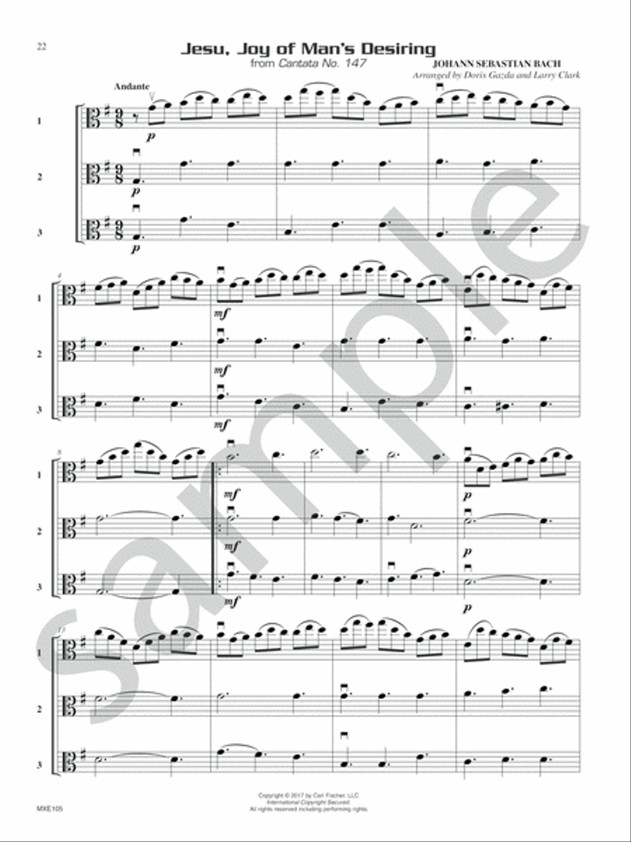 Compatible Trios for Christmas Viola scores gallery preview page 12